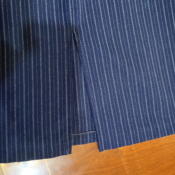 Vintage blazer and knee length skirt. Navy striped sz 3/4 but like 2 - Picture 7 of 7